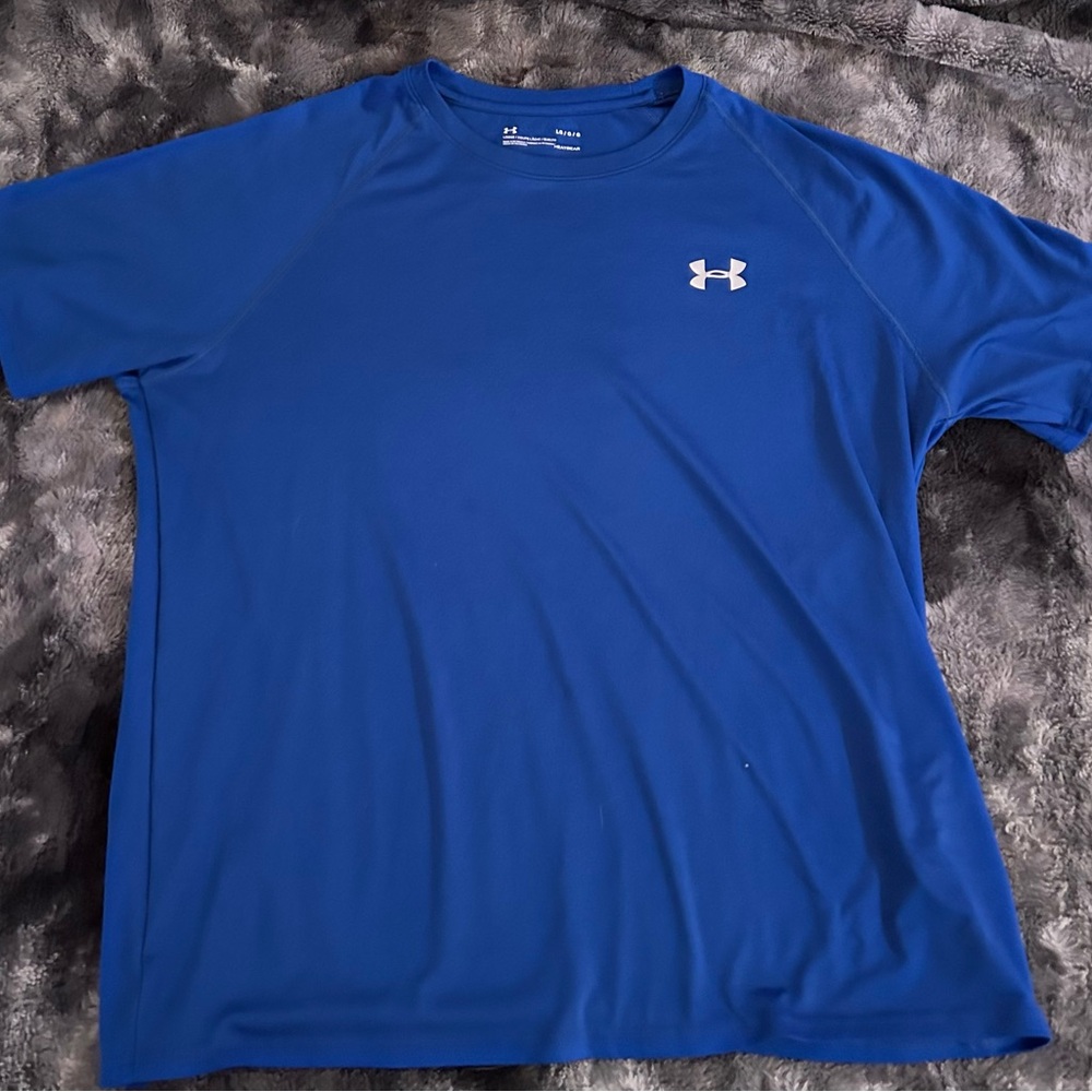 Under Armour, Large, Blue, Large T-Shirt